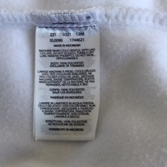 Columbia fleece zip up Jacket white Sz M Side pockets soft cozy zipper c… - Picture 7 of 7